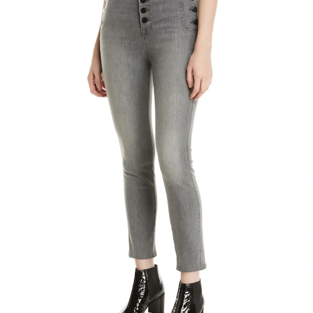 NWT J Brand Natasha Obsucra Sky High Super Skinny Denim Jeans Ankle Crop 26 - Picture 4 of 14